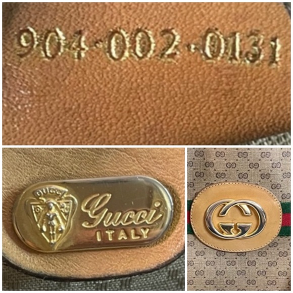 🔥🔥 Authentic Gucci Web Sherry Line Monogram Micro GG Large Leather Tote Bag 🔥🔥 - Picture 9 of 16